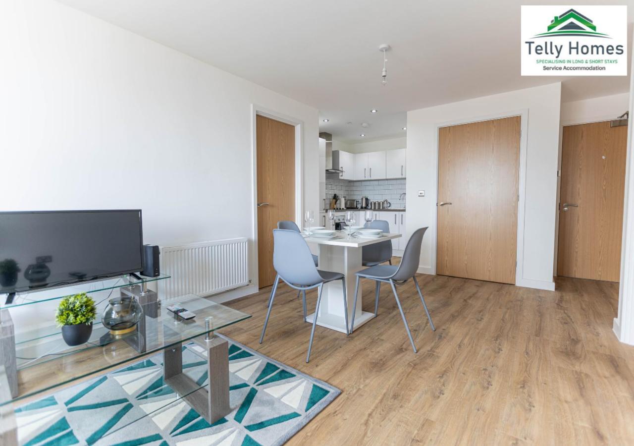 5 Percent Off Weekly And 20 Percent Off Monthly Bookings - Marigold Unit At Telly Homes Limited Birmingham City Centre -2 Bedroom Apartment, Free Wifi Exterior photo